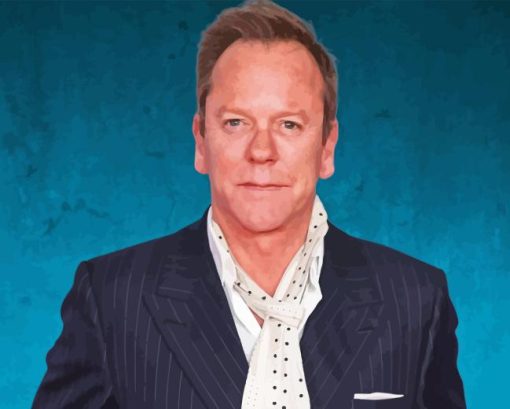 Kiefer Sutherland Actor Paint By Numbers