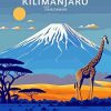 Mount Kilimanjaro Poster Paint By Number