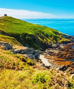 Lamorna Cove Beach Paint By Number