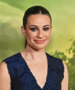 Lea Michele Actress Paint By Number