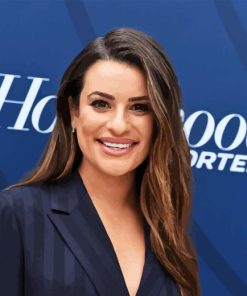 Lea Michele Smiling Paint By Numbers