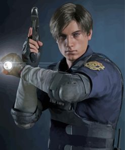 Leon Kennedy Resident Evil Paint By Numbers