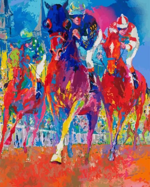 Kentucky Racing Leroy Neiman Paint By Numbers