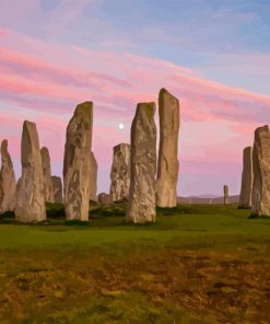 Lewis And Harris Callanish Stones Paint By Numbers