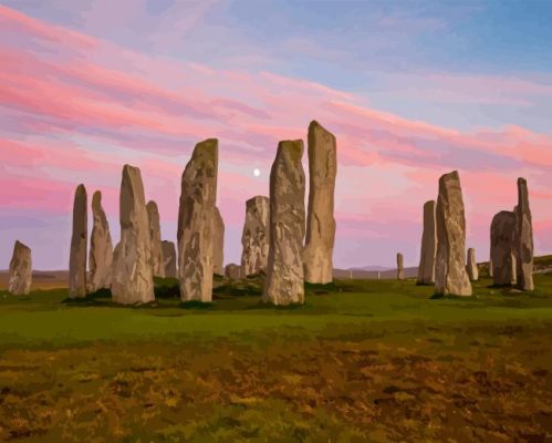 Lewis And Harris Callanish Stones Paint By Numbers