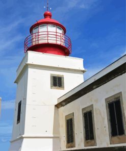 Lighthouse Of Ponta Do Pargo Paint By Numbers