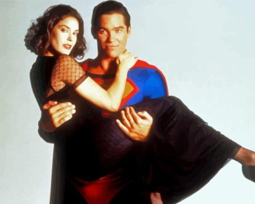 Lois And Clark Movie Characters Paint By Number