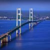 Michigan Mackinaw Mackinac Bridge Paint By Number