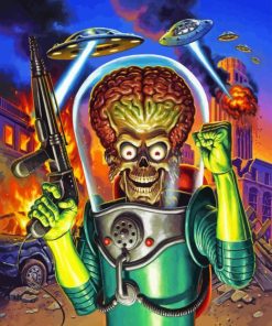 Mars Attacks Paint By Numbers