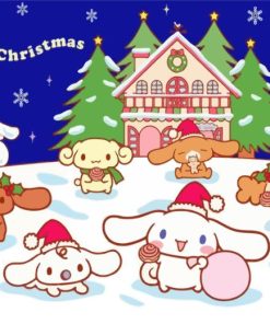 Merry Christmas Cinnamoroll Paint By Number