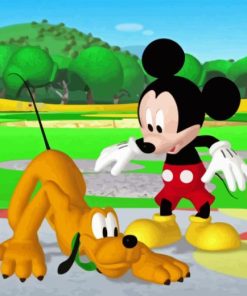 Mickey Mouse Clubhouse Paint By Number