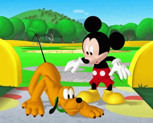 Mickey Mouse Clubhouse Paint By Number