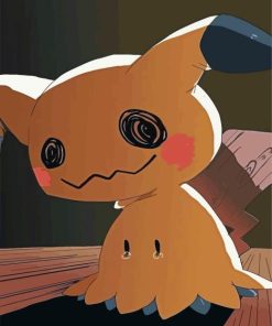 Mimikyu Pokemon Paint By Number