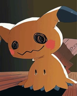 Mimikyu Pokemon Paint By Number