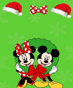 Mini Mouse Christmas Paint By Numbers