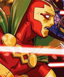 Mister Miracle Superhero Paint By Number