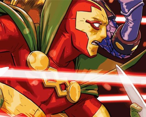 Mister Miracle Superhero Paint By Number