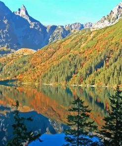 Morskie Oko Lake Paint By Number