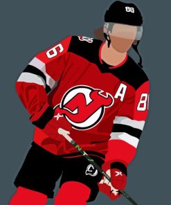 Illustration NJ Devils Paint By Numbers