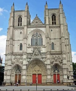 Nantes Cathedral In France Paint By Numbers