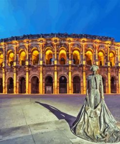 Nimes Amphitheatre France Paint By Number