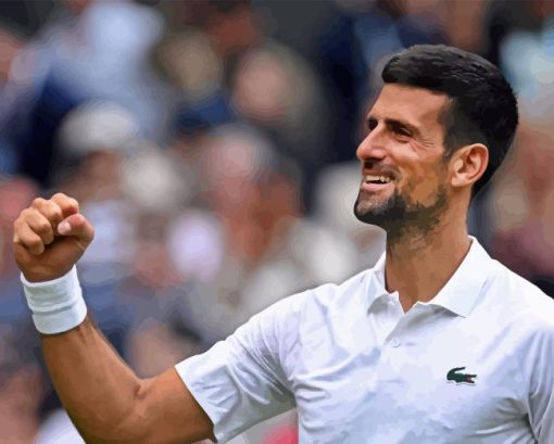 Novak Djokovic Player Paint By Numbers