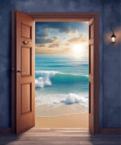 Open Door To Sea Paint By Numbers