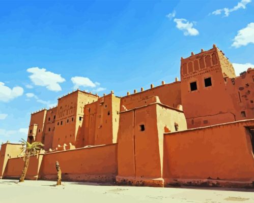 Ouarzazate Taourirt Kasbah Paint By Number