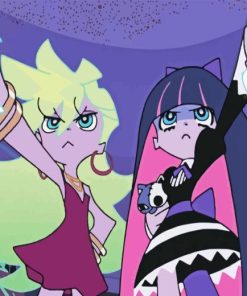 Panty And Stocking Paint By Number