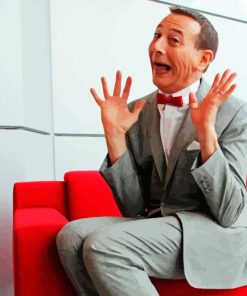 Pee Wee Herman Character Paint By Number