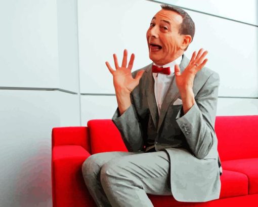 Pee Wee Herman Character Paint By Number