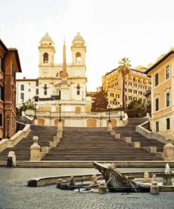 Piazza Di Spagna Paint By Number