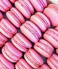 Pink Macarons Paint By Numbers