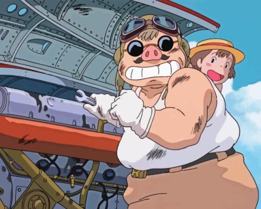 Porco Rosso Character Paint By Numbers