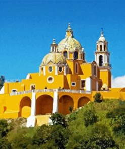 Puebla Church Paint By Numbers