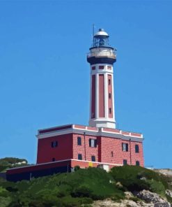 Punta Carena Lighthouse Paint By Number