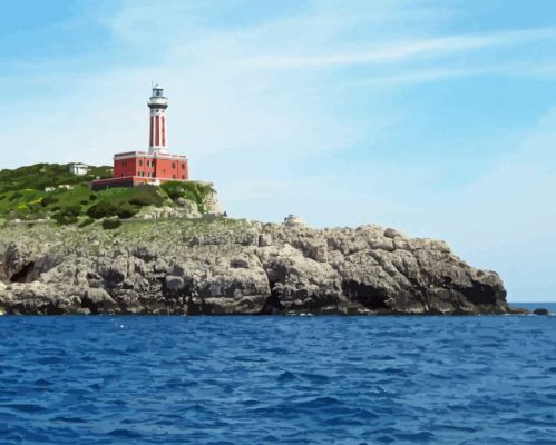 Punta Carena Lighthouse Paint By Numbers