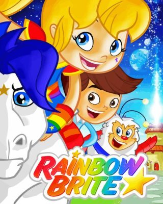 Rainbow Brite Poster Paint By Numbers