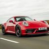 Red Porsche Car Paint By Number