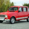 Red Renault 4 Paint By Numbers