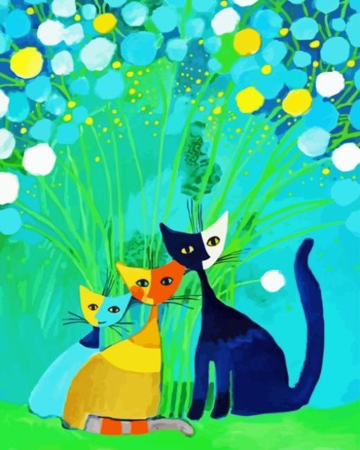 Rosina Wachtmeister Cats Paint By Number