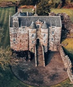 Rowallan Castle In Scotland Paint By Numbers