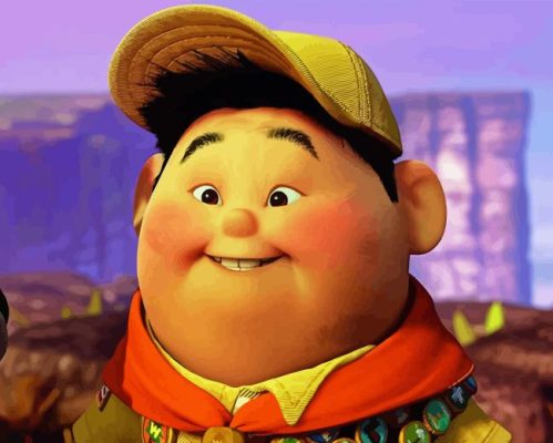 Russell Disney Character Paint By Number
