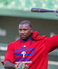 Ryan Howard Baseballer Paint By Numbers