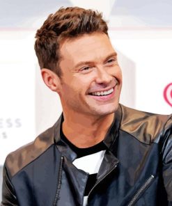 Ryan Seacrest Smiling Paint By Number