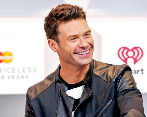 Ryan Seacrest Smiling Paint By Number