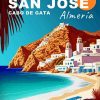 San Jose Beach Poster Paint By Numbers