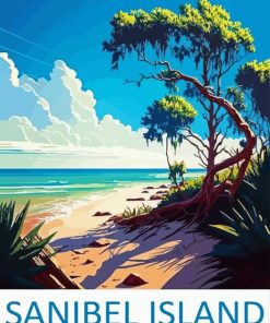 Sanibel Island Poster Paint By Numbers