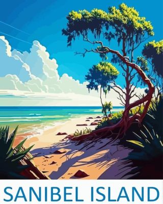 Sanibel Island Poster Paint By Numbers