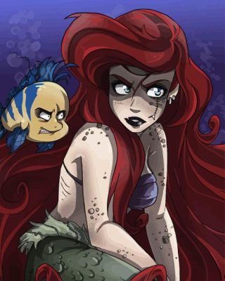 Scary Disney Princess Paint By Numbers